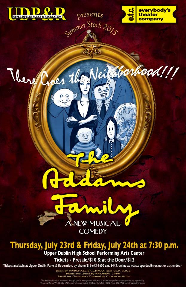 Addams Family Publicity Poster